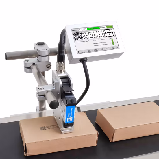 Dk1300A High Speed Ink Roll Coder Solid Ink Roller Expiry Date Coding Printing Machine