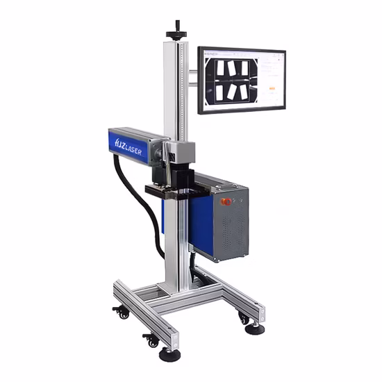 Macchina per marcatura laser UV per tappi di plastica