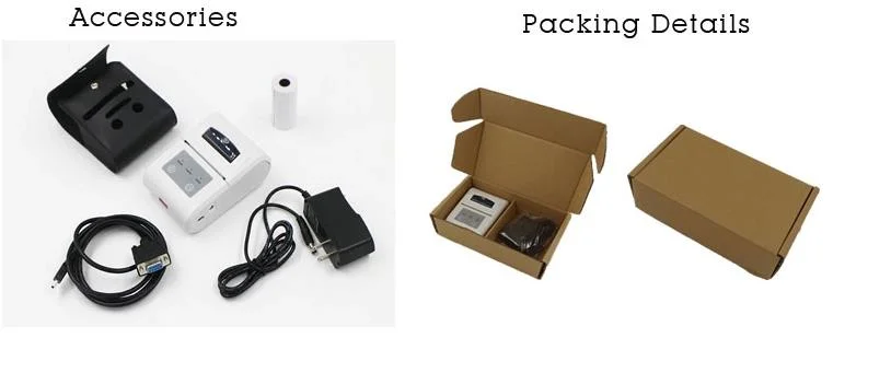 58mm Mobile Mini Bluetooth Portable Thermal POS Barcode Printer