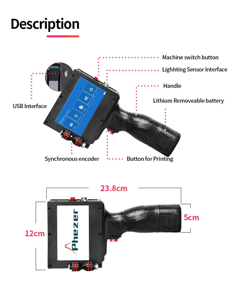 Wholesale Handheld Inkjet Printer Inkjet Code Printer