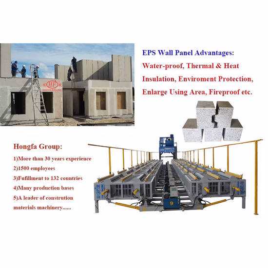 Macchina per la produzione di pannelli sandwich in calcestruzzo prefabbricato leggero