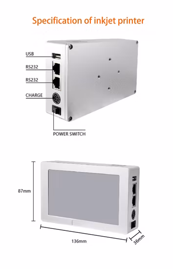 Macchina da stampa per codifica della data di scadenza del rullo di inchiostro solido ad alta velocità Dk1300A
